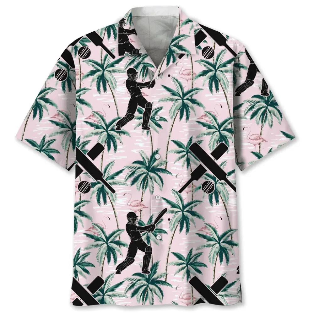 Cricket Tropical Pink Hawaiian Shirt HWBN2762175 - Beltina