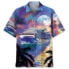 Cruise Ship Sun Set Art Hawaiian Shirt HWBN2763390 - Beltina
