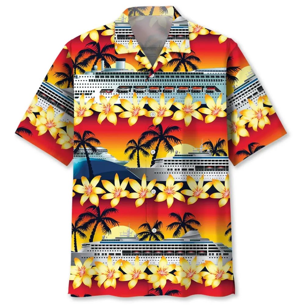 Cruise Sunset Hawaiian Shirt HWBN2763634 - Beltina
