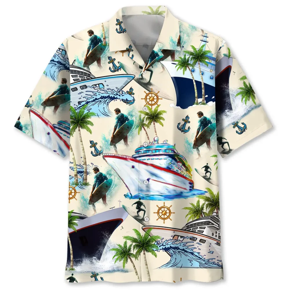 Cruise Surf Hawaiian Shirt HWBN2762499 - Beltina