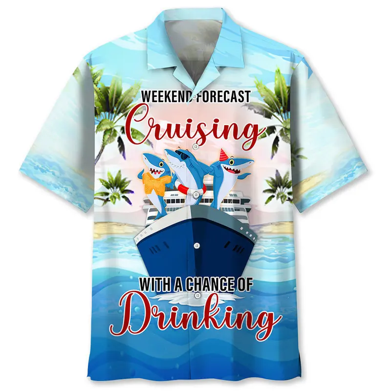 Cruise Weekend Forecast Hawaiian Shirt HWBN2762081 - Beltina