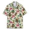 Flamingo And Tiki Unisex Hawaiian Shirt Aloha Shirt HWBN2765689 - Beltina