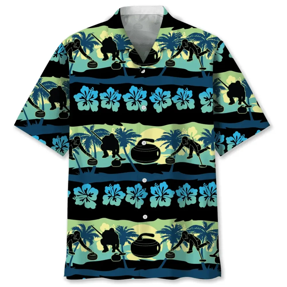 Curling Nature Beach Hawaiian Shirt HWBN2762190 - Beltina