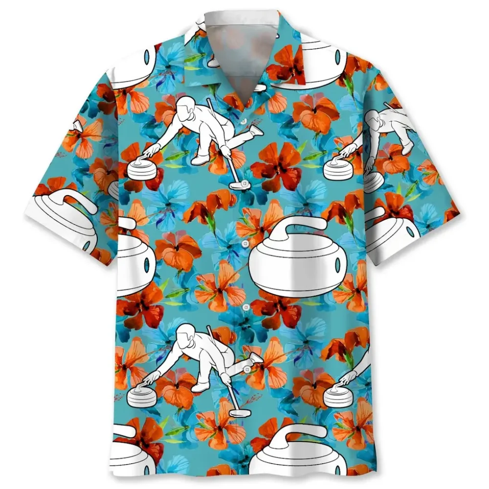Curling Nature Tropical Hawaiian Shirt HWBN2762192 - Beltina
