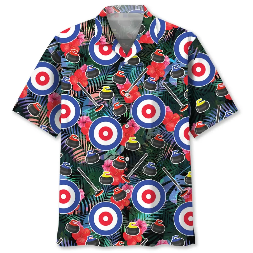 Curling Tropical Hawaiian Shirt HWBN2762792 - Beltina