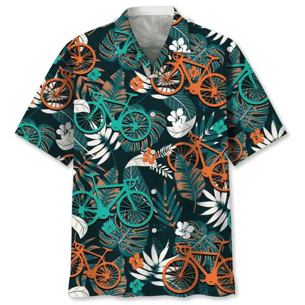 Cycling Color Tropical Hawaiian Shirt HWBN2762208 - Beltina