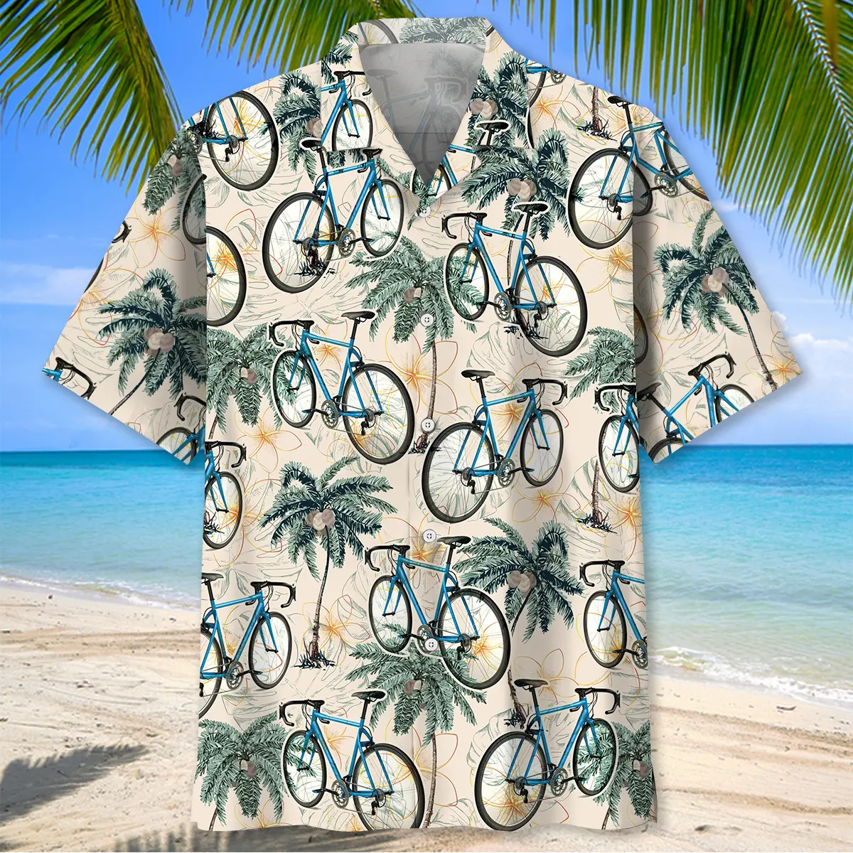 cycling-palm-tree-beach-hawaiian-shirt-2