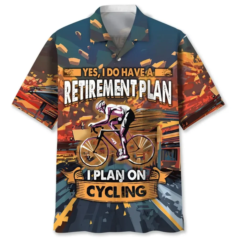Cycling Retirement Plan Hawaiian Shirt HWBN2762230 - Beltina
