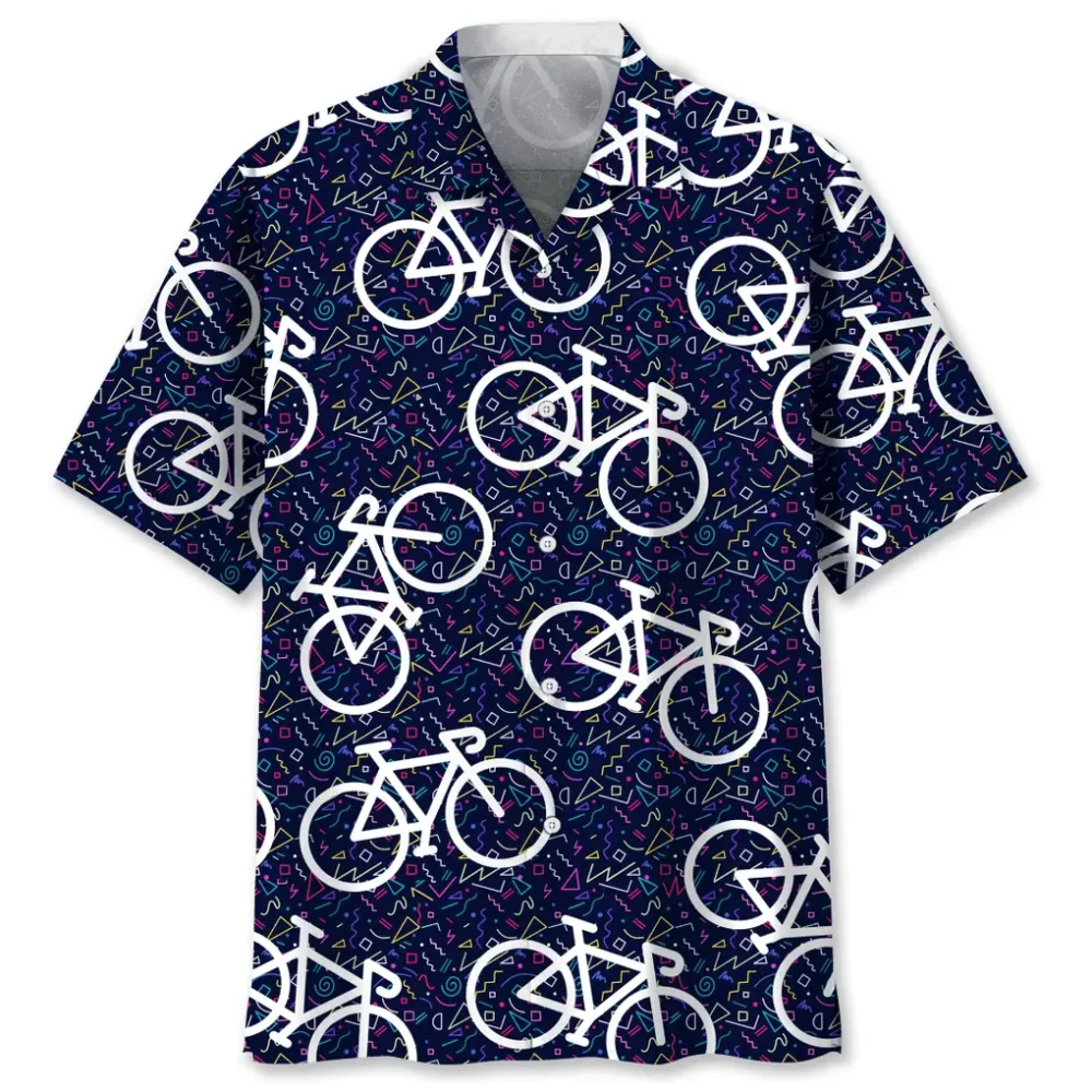 Cycling Vintage Color Hawaiian Shirt HWBN2762239 - Beltina