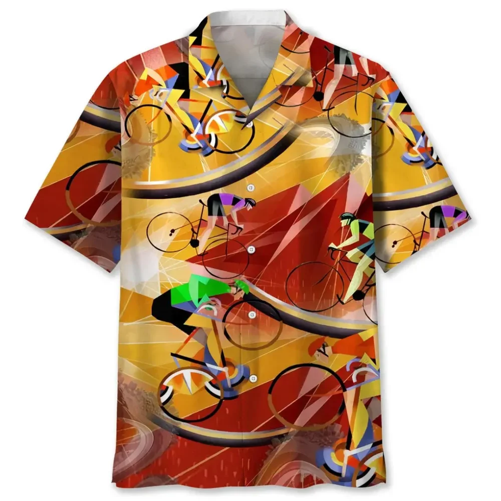 Cycling Vintage Hawaiian Shirt HWBN2762240 - Beltina