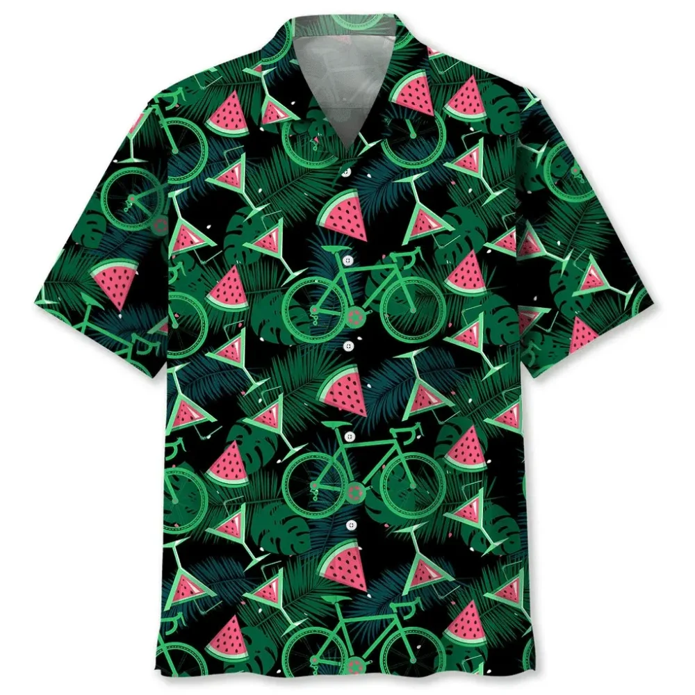 Cycling Watermelon Hawaiian Shirt HWBN2762242 - Beltina