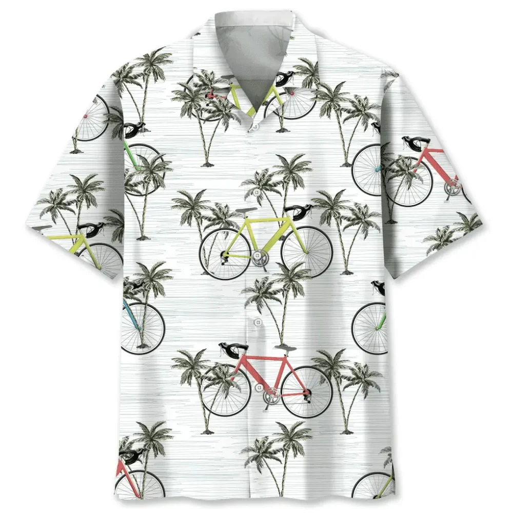 Cycling White Coconut Hawaiian Shirt HWBN2762243 - Beltina