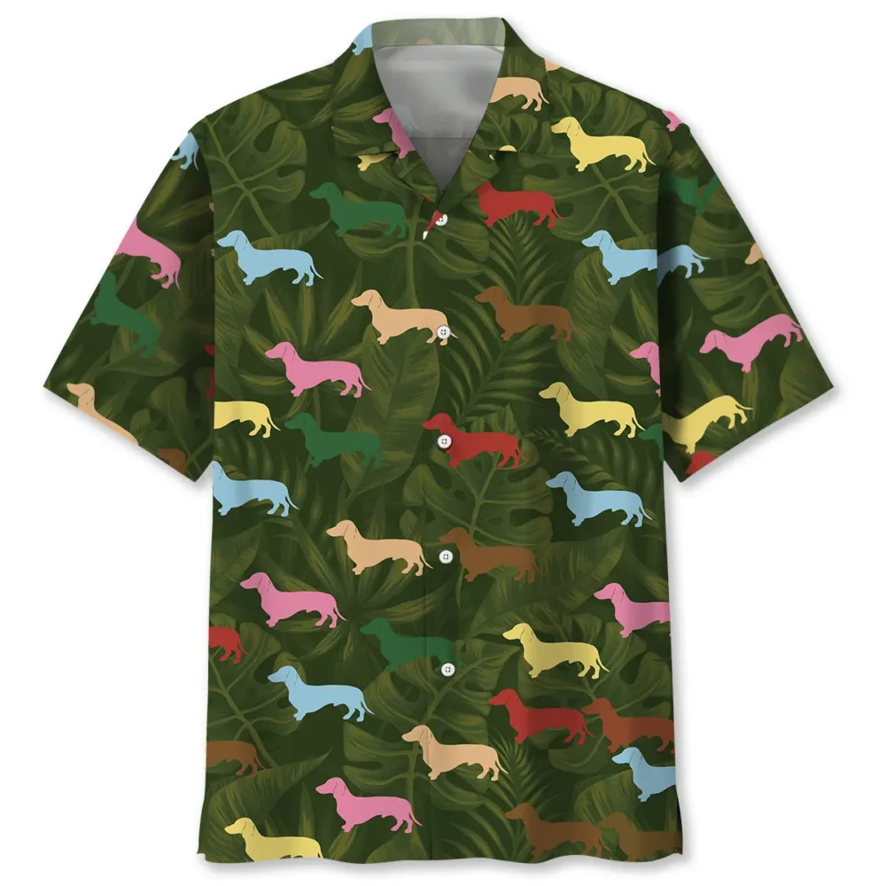 Dachshund Color Hawaiian Shirt HWBN2762860 - Beltina