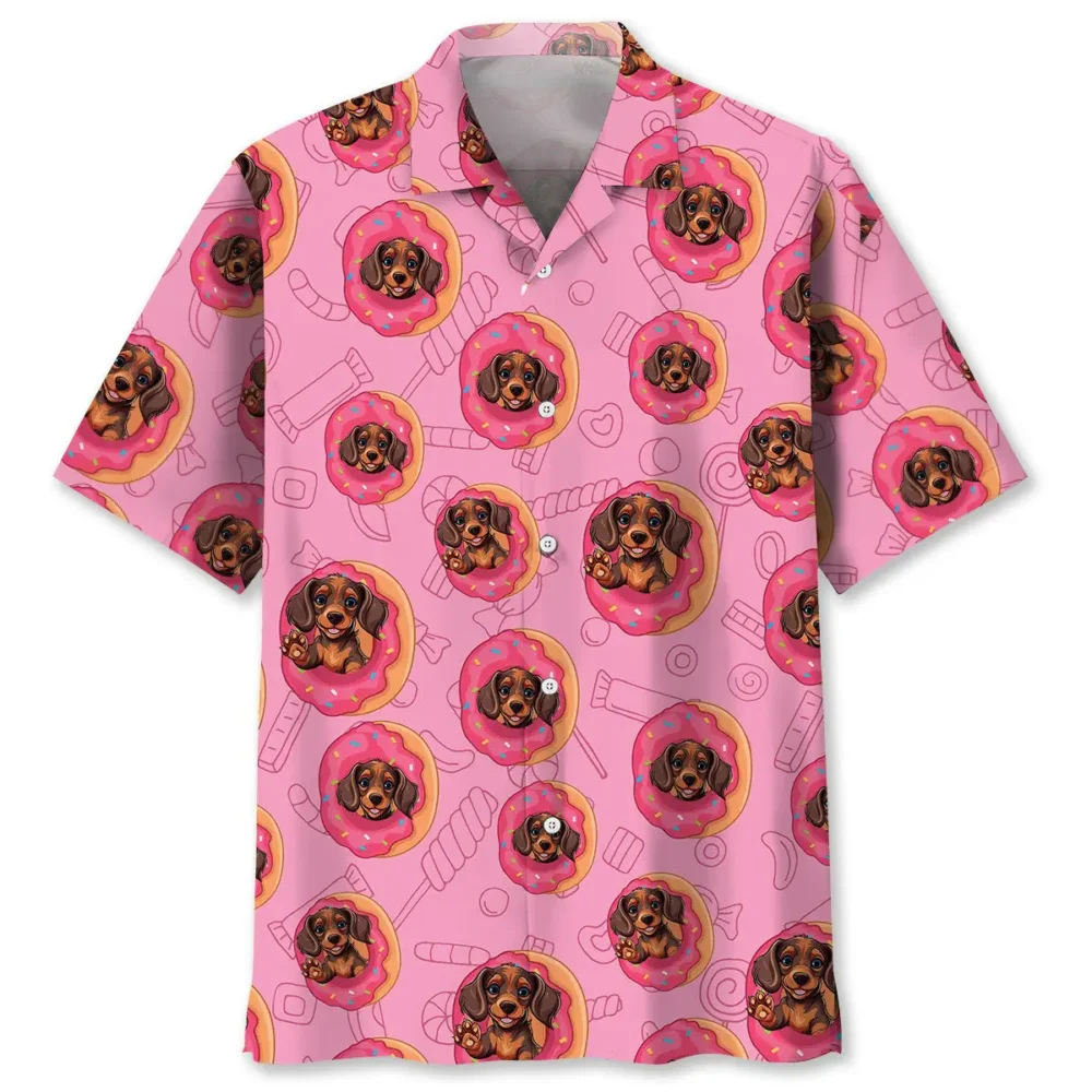 Dachshund Donut Hawaiian Shirt HWBN2762859 - Beltina