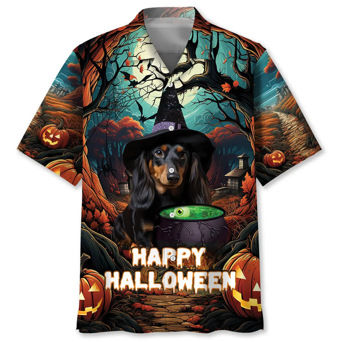dachshund-happy-halloween-hawaiian-shirt