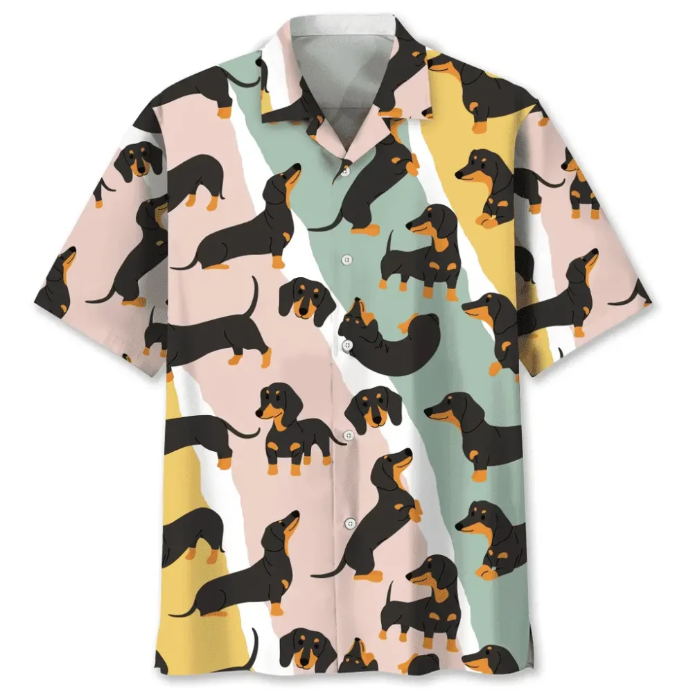 Dachshund Hawaii Funny Hawaiian Shirt HWBN2762135 - Beltina