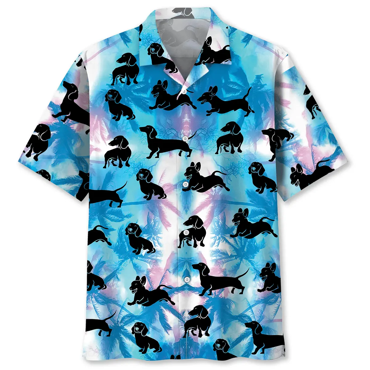 dachshund-neon-tropical-hawaiian-shirt