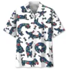 Dachshund Seamless Tropical Pattern Hawaiian Shirt HWBN2762138 - Beltina