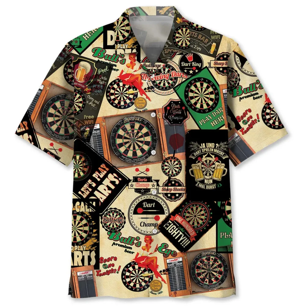 Darts Vintage Hawaiian Shirt HWBN2762774 - Beltina