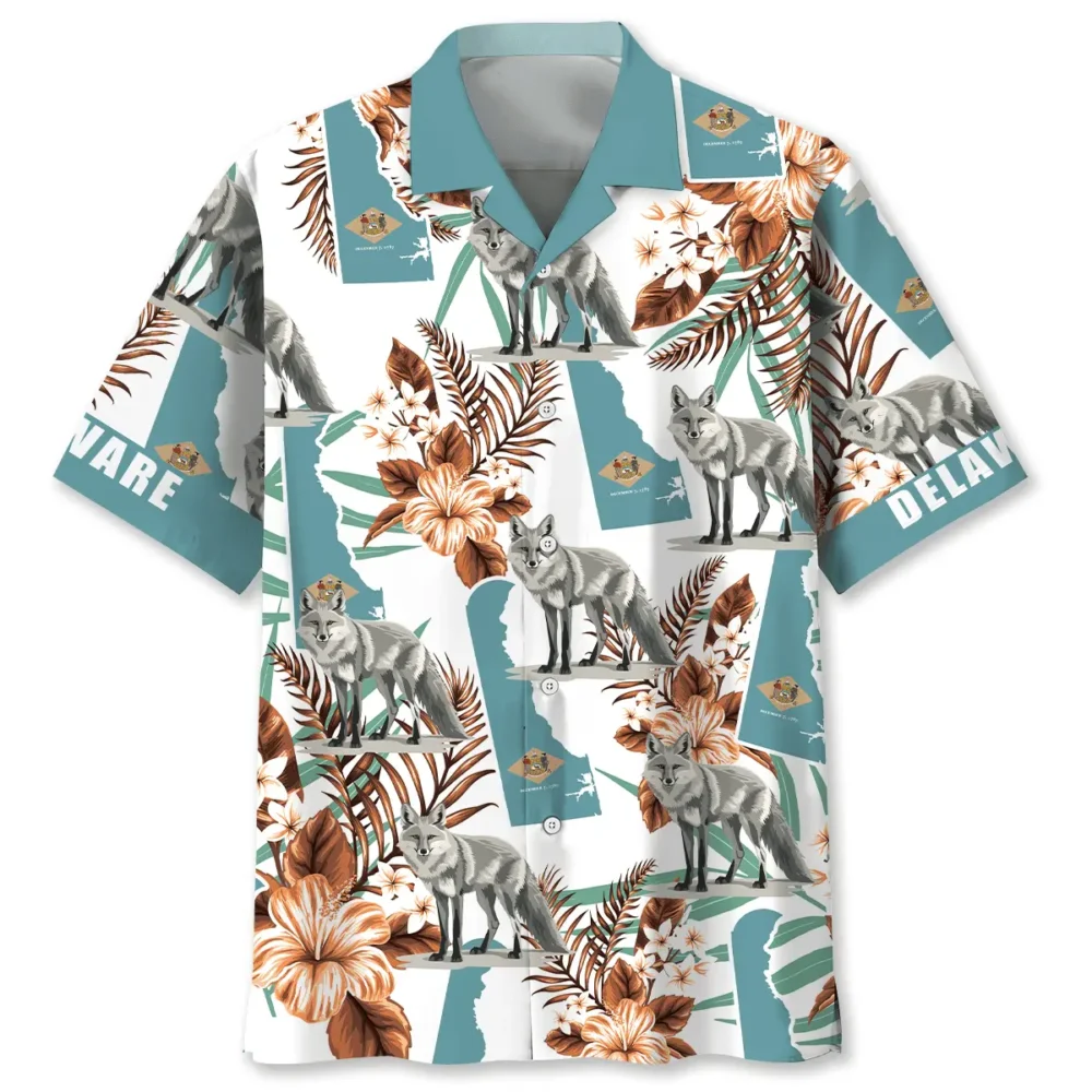 Delaware State Proud Hawaiian Shirt HWBN2763905 - Beltina