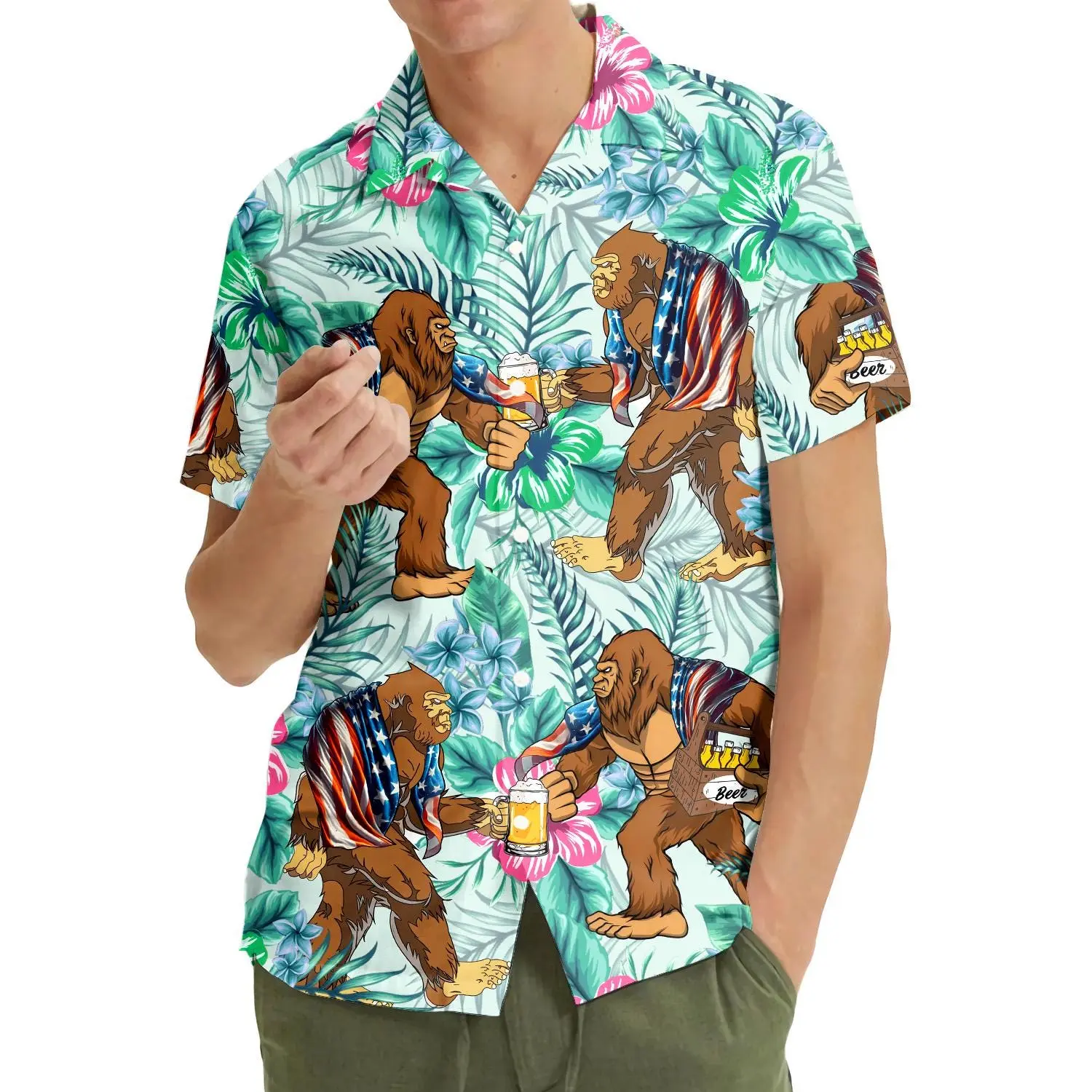 deluxe-tropical-hippie-bus-mix-blue-theme-hawaiian-shirt-3