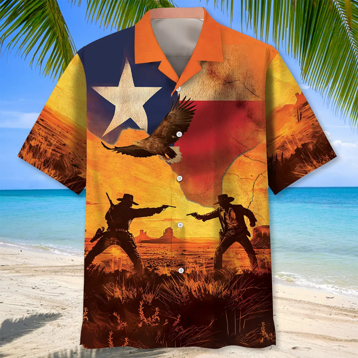 desert-cowboy-duel-hawaiian-shirt-1