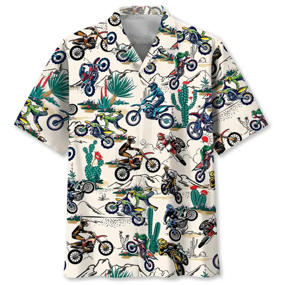 Desert Dirt Bike Racing Hawaiian Shirt HWBN2762893 - Beltina