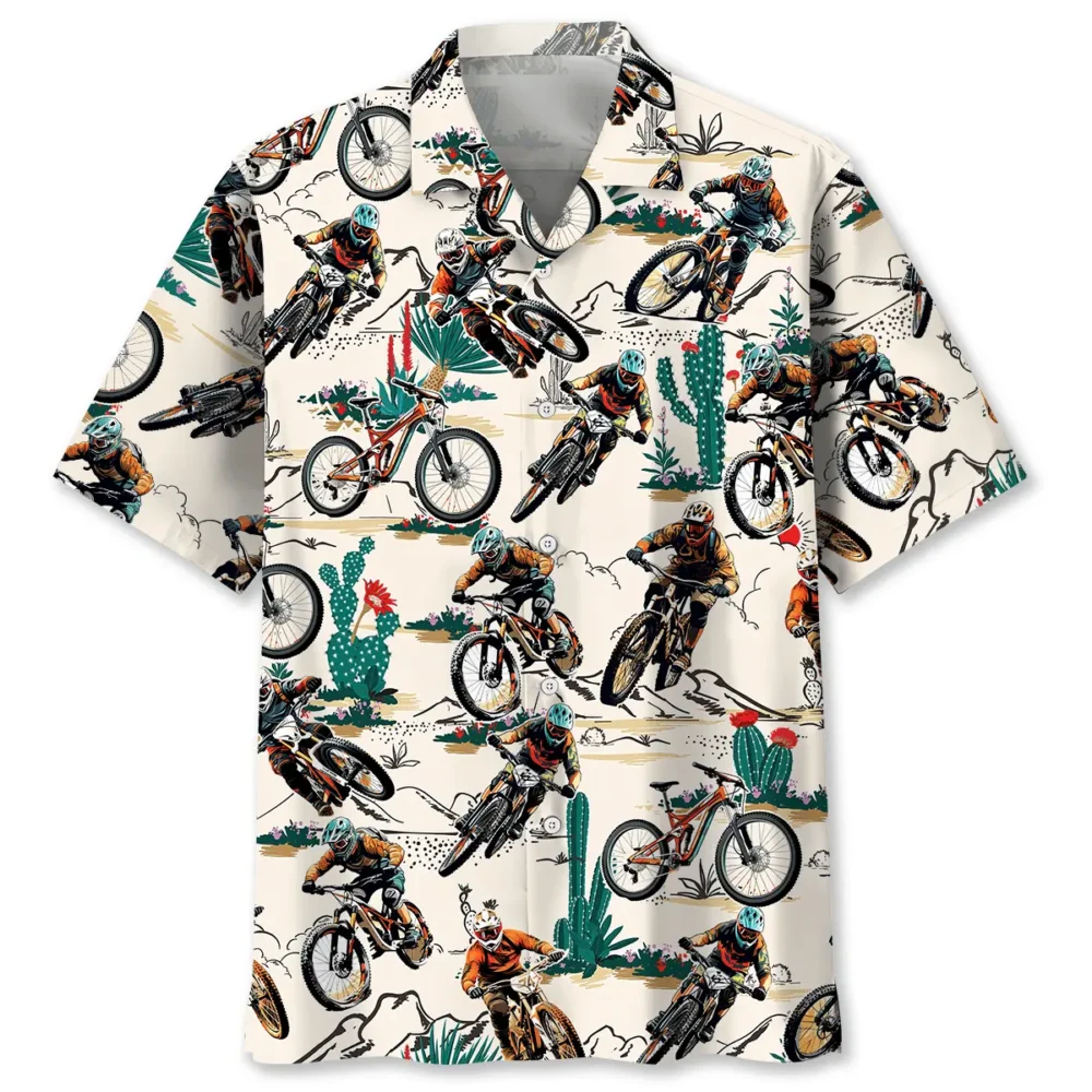 Desert Mountain Bike Racing Hawaiian Shirt HWBN2763049 - Beltina