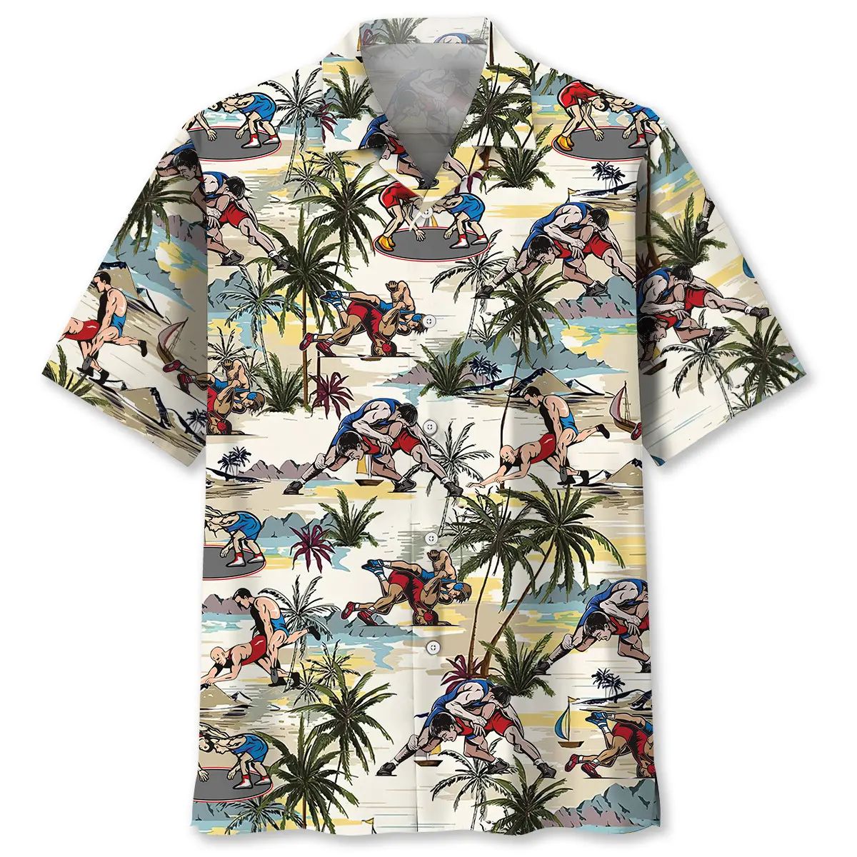 desert-palm-tree-wrestling-hawaiian-shirt-summer-vibe