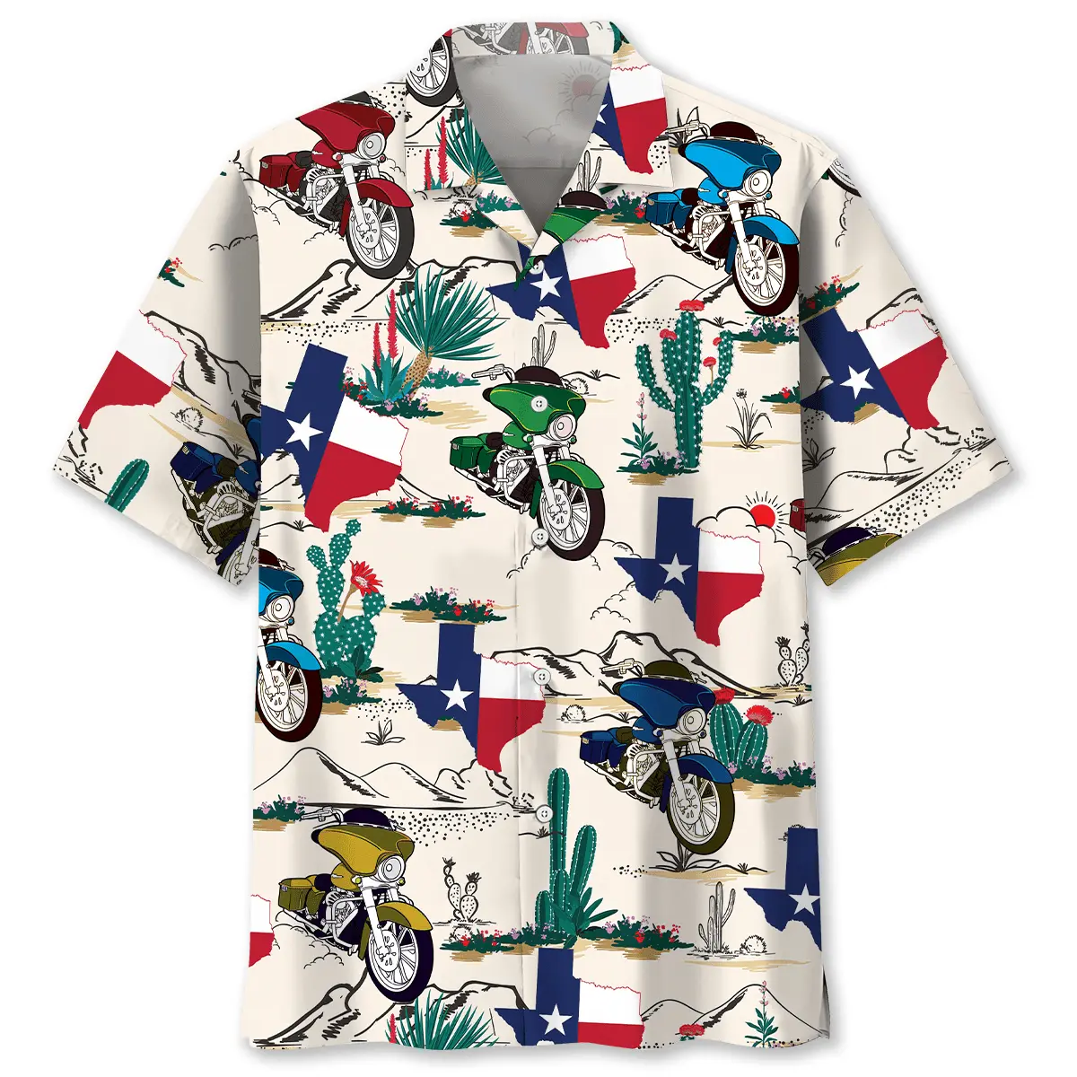 desert-texas-motorcycle-hawaiian-shirt