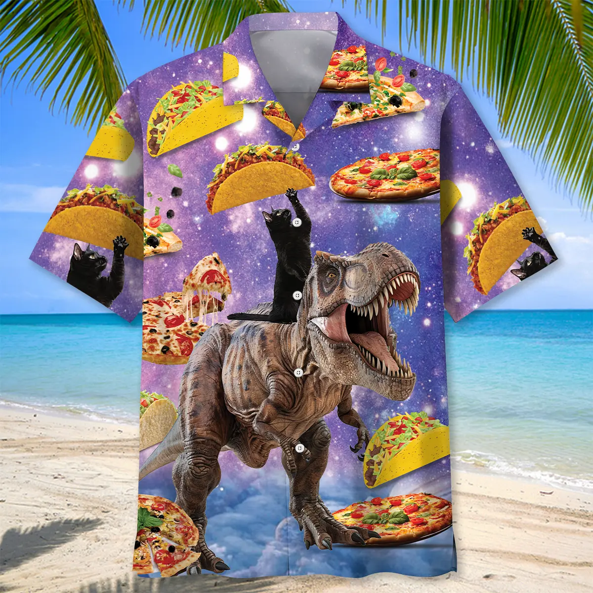 dinosaur-pizza-cat-hawaiian-shirt-1