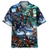 Dirt Bike Halloween Race Track Hawaiian Shirt HWBN2764636 - Beltina