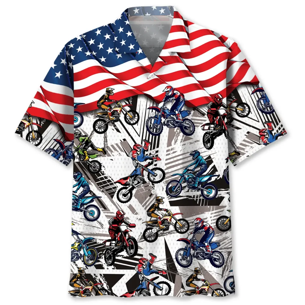 Dirt Bike Racing Hawaiian Shirt HWBN2762889 - Beltina
