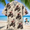 Dirt Bike Vintage Custom Photo Hawaiian Shirt HWBN2764738 - Beltina
