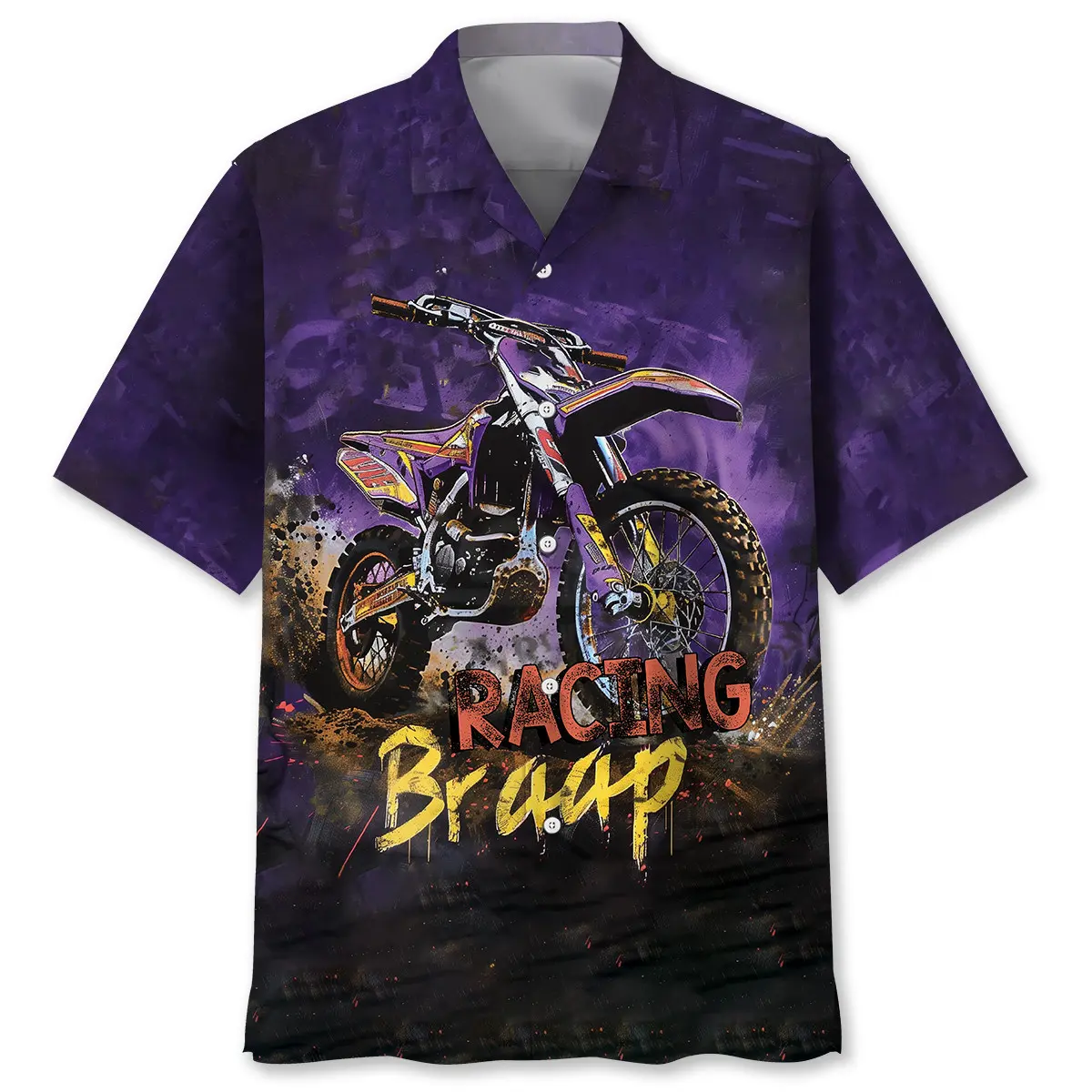 dirtbike-braap-racing-purple-drawing-hawaiian-shirt