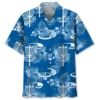 Disc Golf Blue Hawaiian Shirt HWBN2762257 - Beltina
