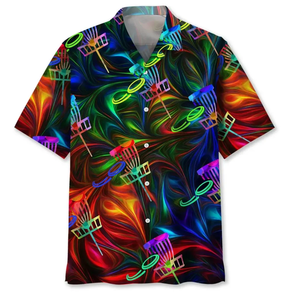 Disc Golf Colorful Hawaiian Shirt HWBN2762260 - Beltina