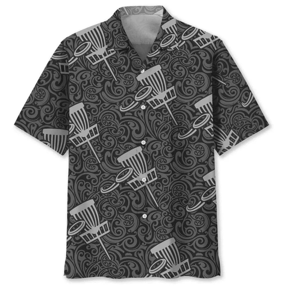 Disc Golf Pattern Hawaiian Shirt HWBN2762268 - Beltina