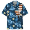 Disc Golf Usa Blue Tropical Hawaiian Shirt HWBN2762270 - Beltina
