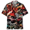 Drag Racing Retro Red Hawaiian Shirt HWBN2763365 - Beltina