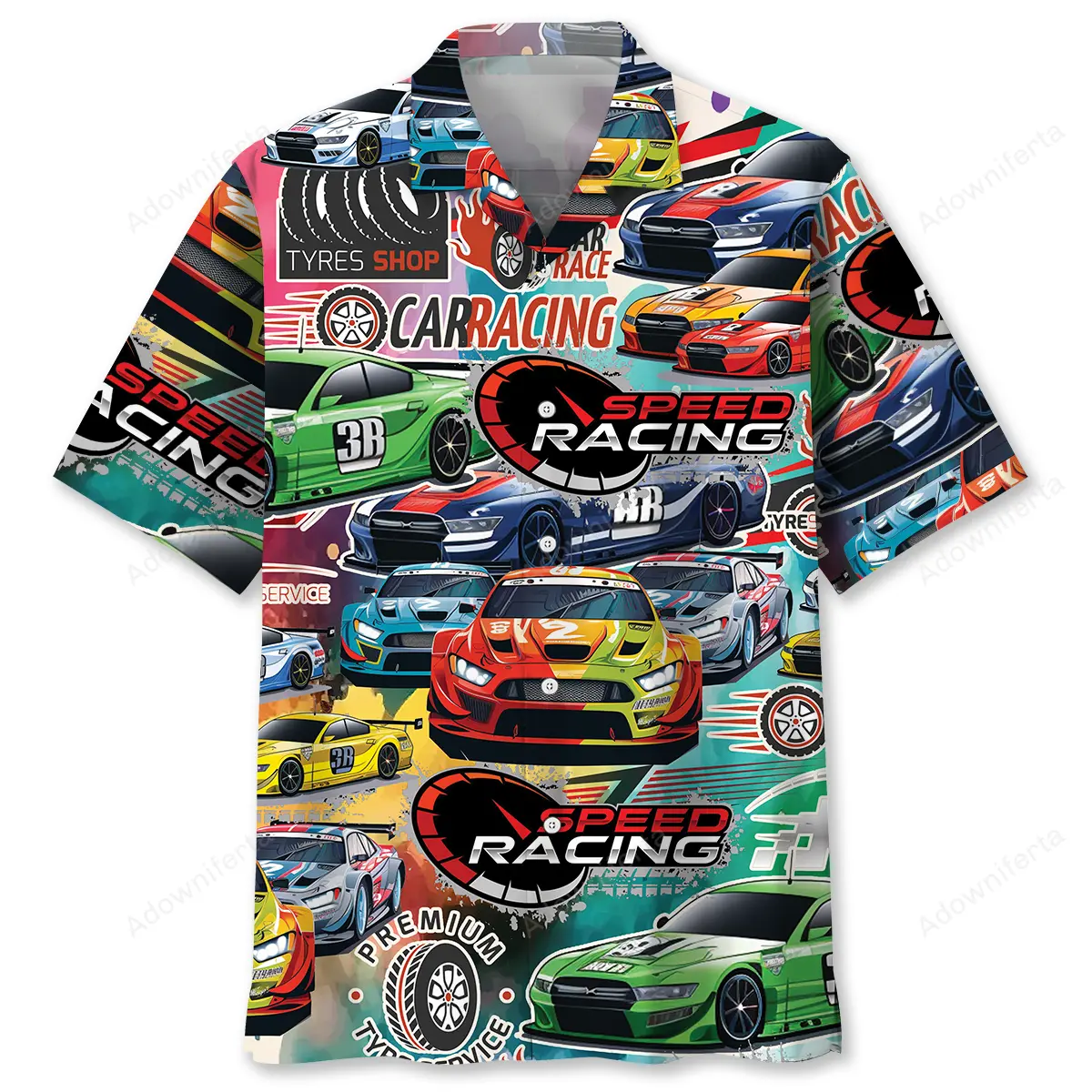 drift-car-racing-hawaiian-shirt