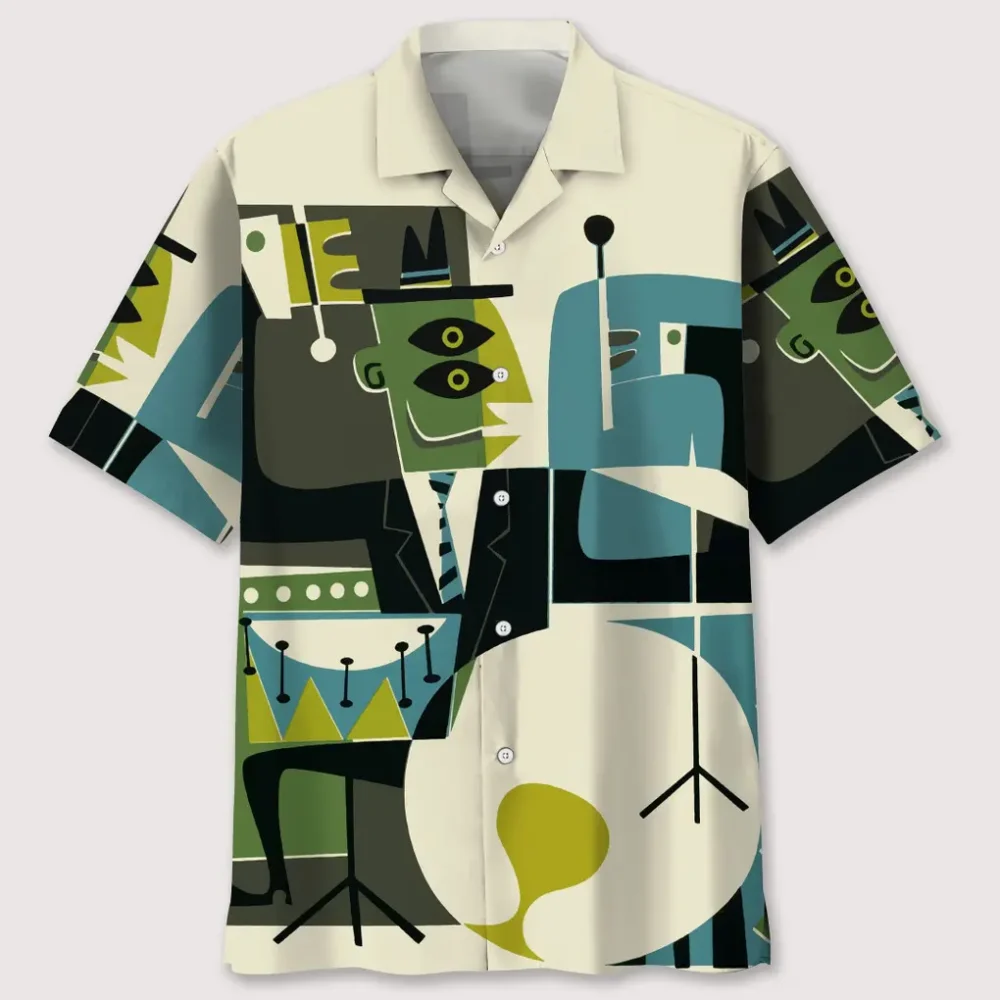 Drum Abstract Hawaiian Shirt HWBN2762431 - Beltina