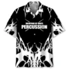 Drum Weapons Black &White Hawaiian Shirt HWBN2764662 - Beltina