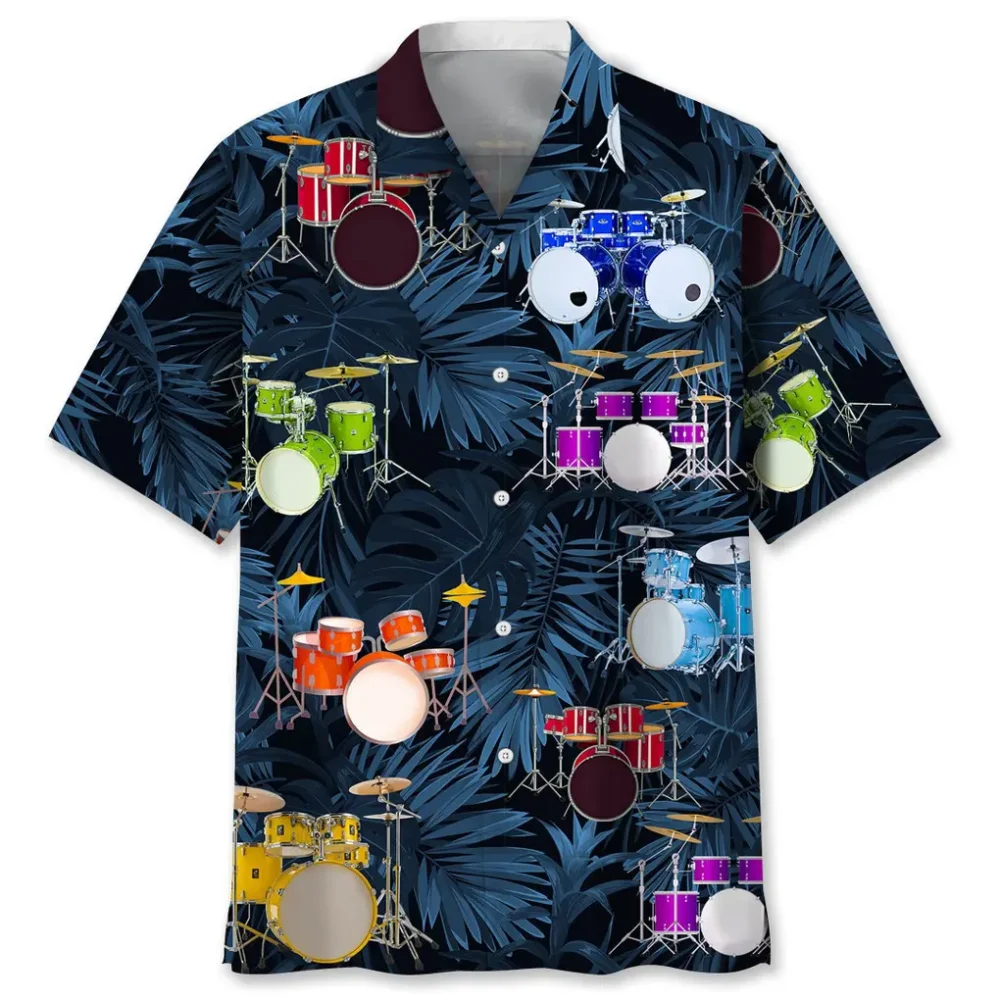 Drums Tropical Hawaiian Shirt HWBN2762451 - Beltina