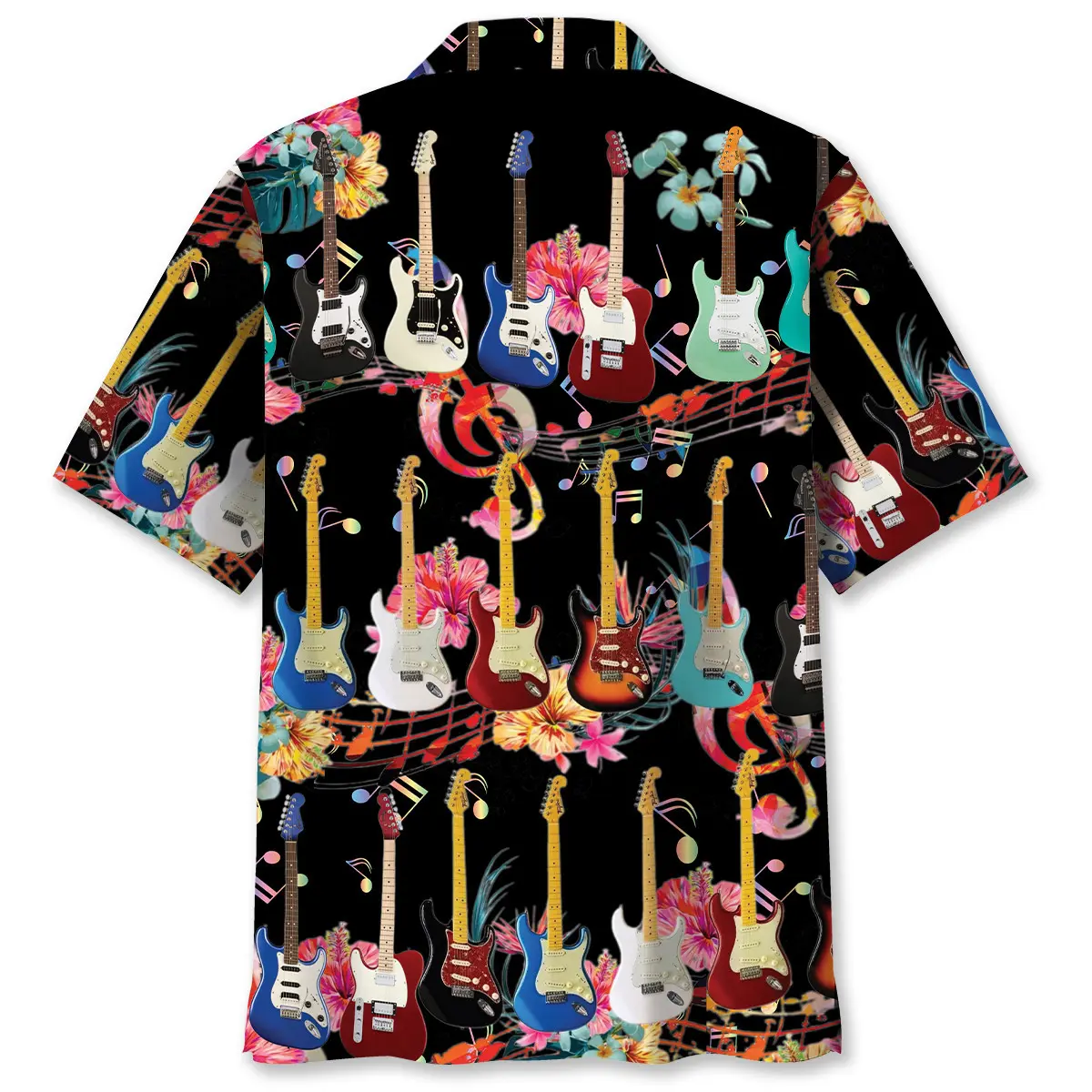 electric-guitar-flower-hawaiian-shirt-2