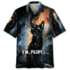 Ew People Black Cat Hawaiian Shirt HWBN2764243 - Beltina