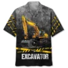 Excavator Safety Hawaiian Shirt HWBN2763903 - Beltina