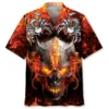Fire Skull Spider Hawaiian Shirt HWBN2763252 - Beltina