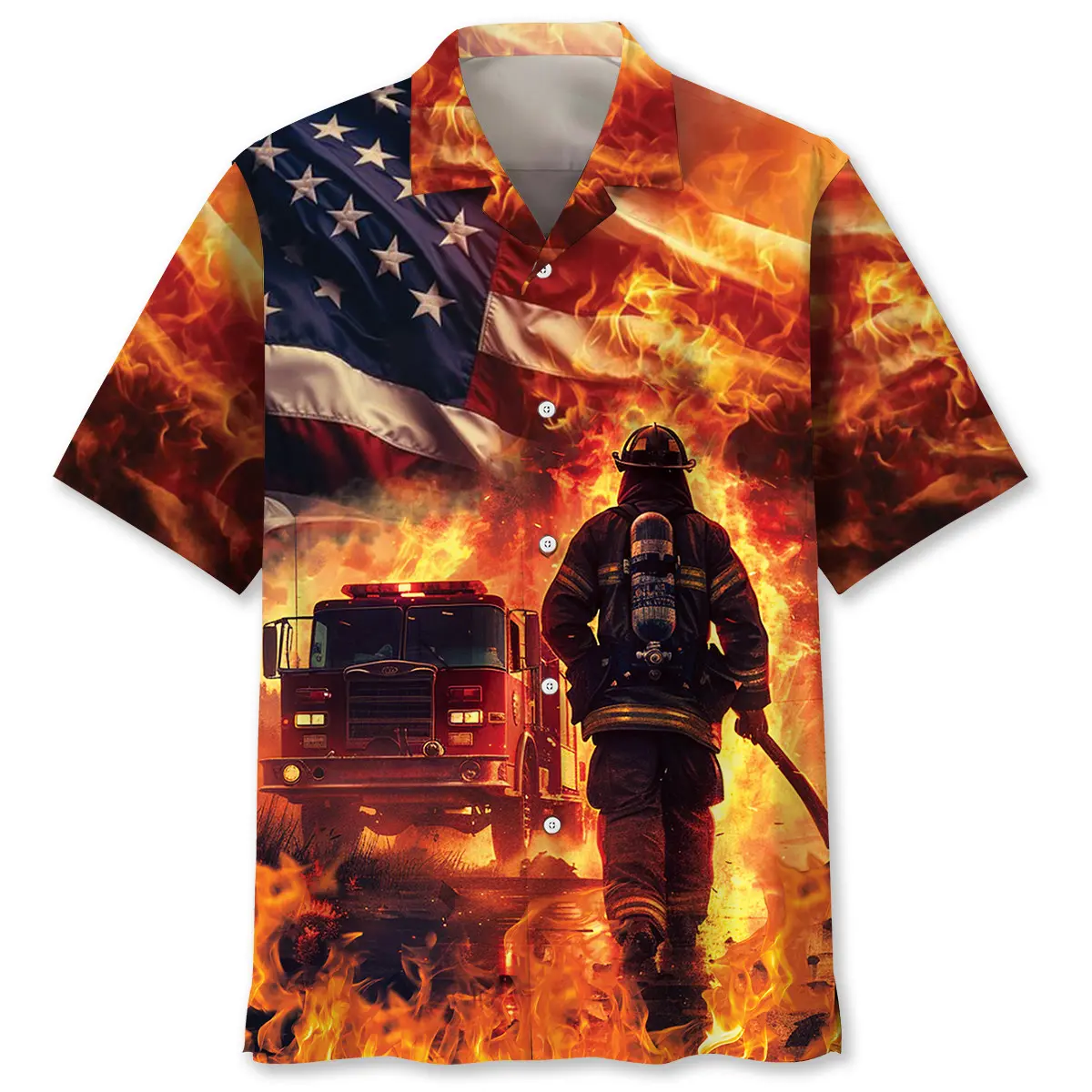 firefighter-memories-hawaiian-shirt
