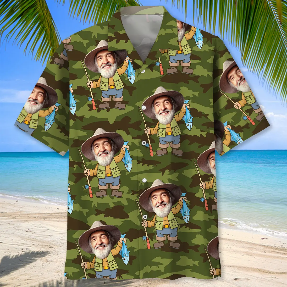 fishing-custom-face-photo-hawaiian-shirt-2
